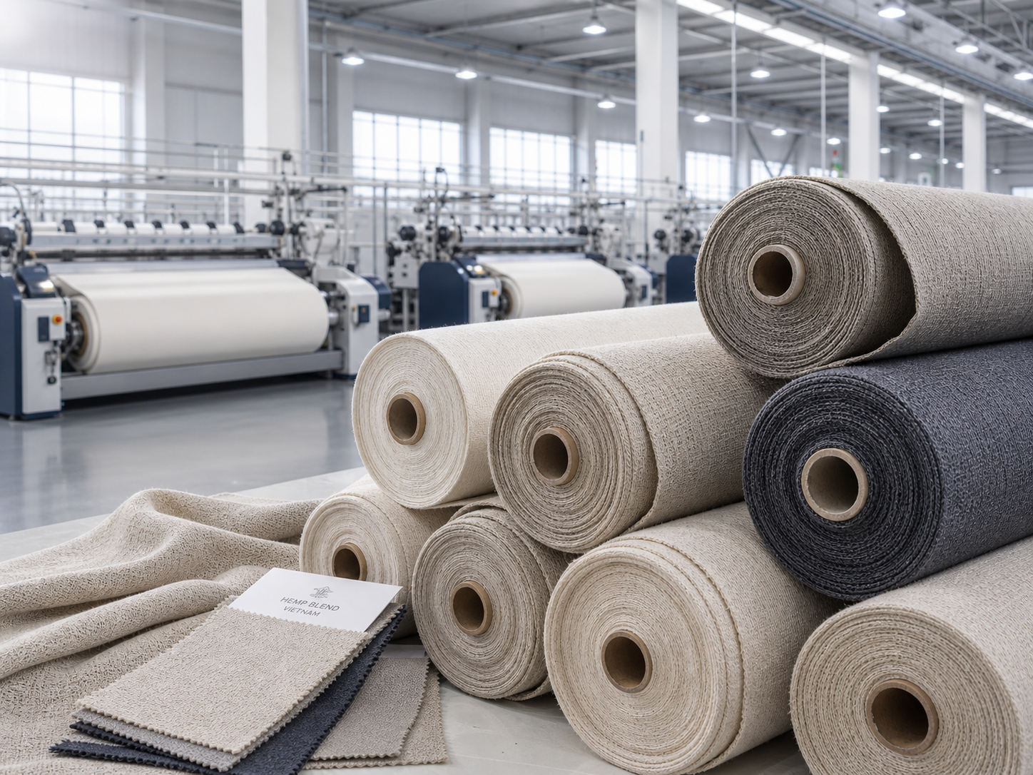 Premium finished fabric rolls